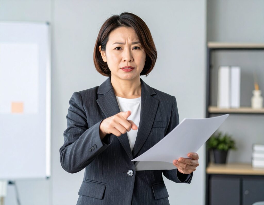 どうでもいいことに細かい上司　
