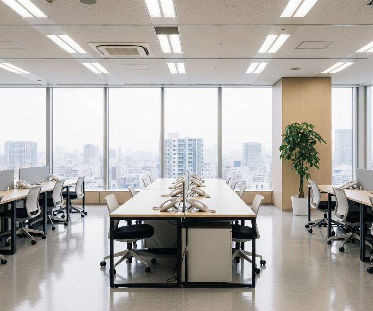 銀行員　朝礼