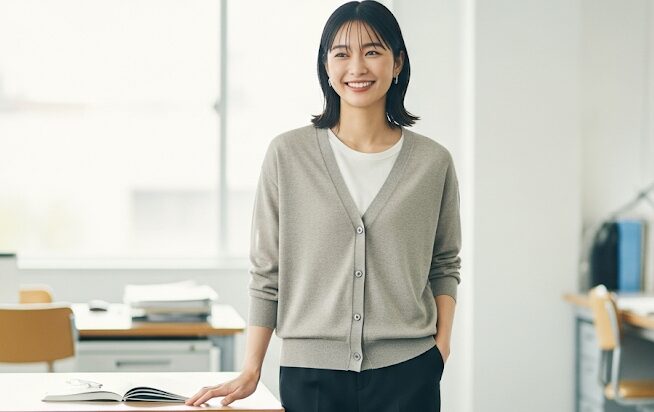 銀行員　女性　リクルートスーツ