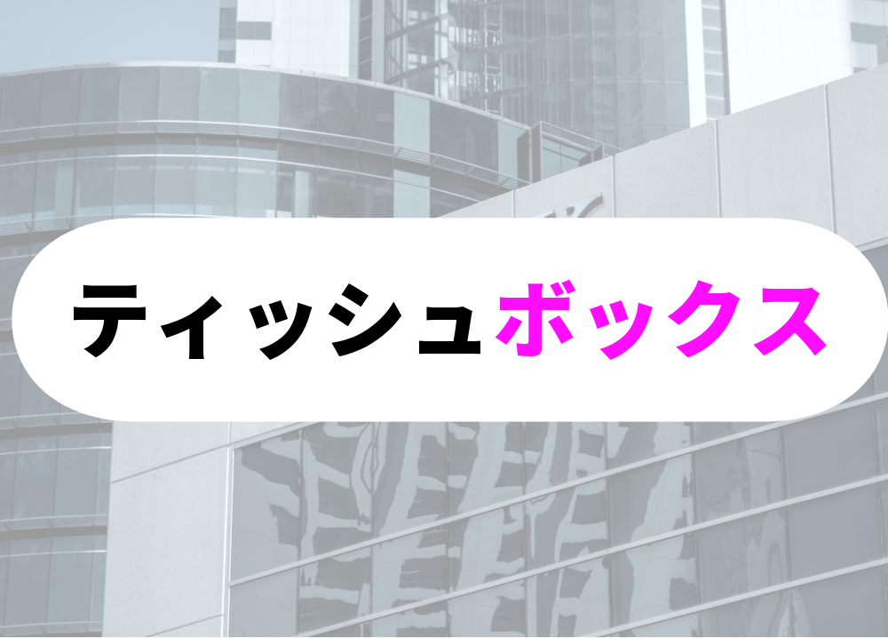 ティッシュボックスケース